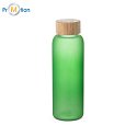 sklenená Fľaša 500 ml zelená, potlač loga