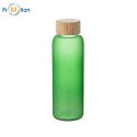 glass bottle 500 ml green, logo print