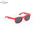 RPET recycled eco sunglasses red, logo printing