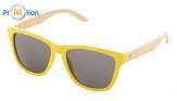Sunglasses with yellow bamboo