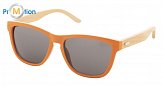 Sunglasses with orange bamboo