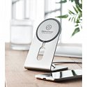 Portable magnetic charger 15W with mobile phone stand with logo 3