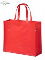 Shopping bag made of PET bottles red