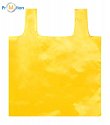 Foldable shopping bag made of PET bottles yellow