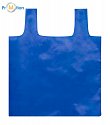 Foldable shopping bag made of PET bottles blue