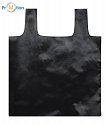 Foldable shopping bag made of PET bottles black