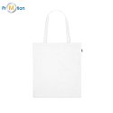 recycled RPet bag white, logo print