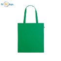 recycled RPet bag green, logo print