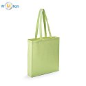 recycled cotton bag green, logo printing