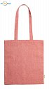Cotton shopping bag with red print