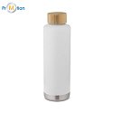 thermo Stainless steel bottle white, logo print