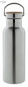 thermos 500ml double wall stainless steel, silver, pore logo