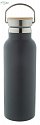 thermos 500ml double wall stainless steel, gray, pore logo