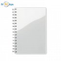 A5 RPET notebook recycled, white