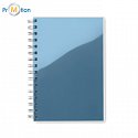 A5 RPET notebook recycled, light blue