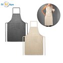 Recycled cotton apron, logo printing