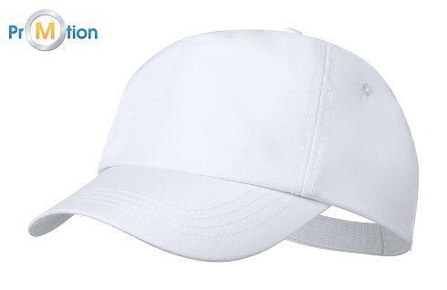 EKO baseballová čiapka s logom biela