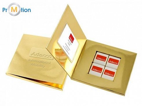 04.45 Chocolate with a business card, or a compliment of 55g