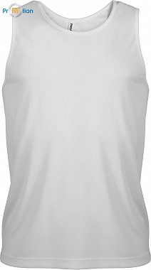 Kariban ProAct | PA441 - Pánské sportovní tričko bez rukávů white