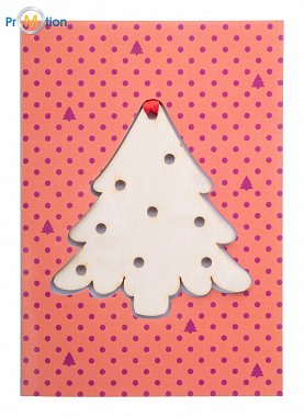 Christmas card, New Year card with decoration