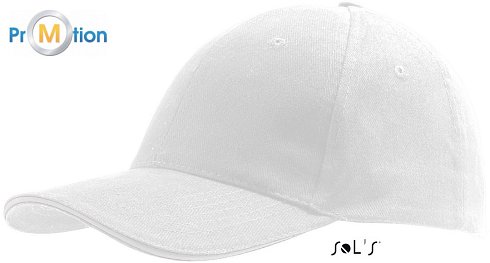SOL'S | Buffalo - 6 panel baseball cap white