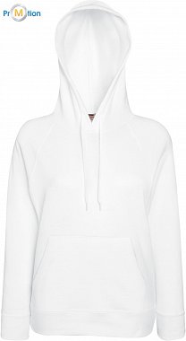 F.O.L. | Lady-Fit Lightweight Hooded Sweat - Dámská reklamní mikina s kapucí