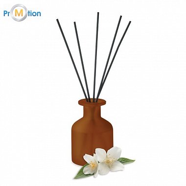 Home scented reed diffuser, jasmine, logo print