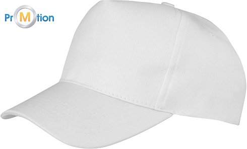 Result Headwear | RC084X - Kšiltovka, 5 panelů white