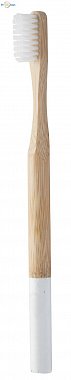 Bamboo toothbrush white