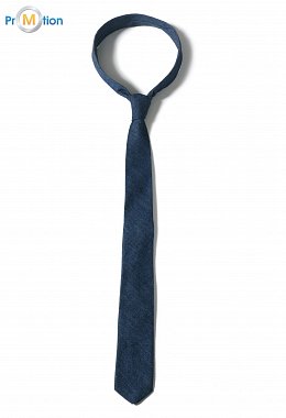 B&C | DNM Tie - Denim kravata deep blue denim