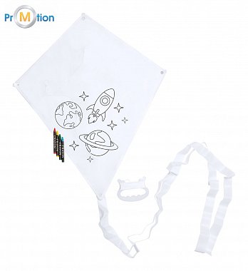 flying kite for coloring