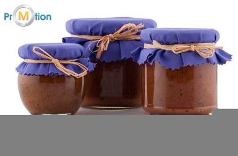 Honey with cinnamon and plums in amphoras 250g