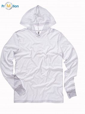 Bella + Canvas | 3512 - Unisex mikina s dlouhým rukávem white