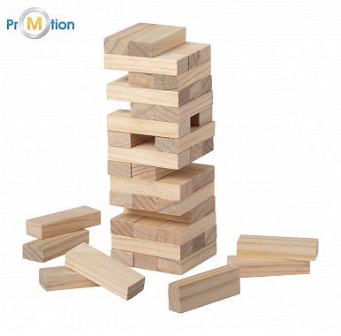 Wooden kit - tower with logo printing