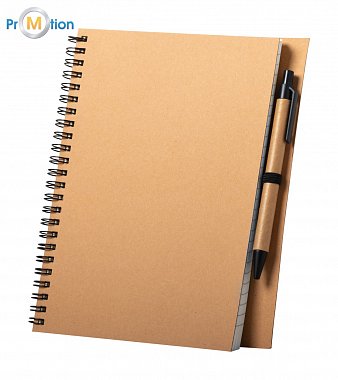 ecological notebook A5 with pen