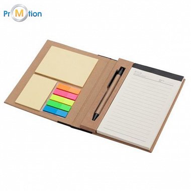 ECO notebook with adhesive post itmi self-printing