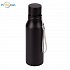 FUN TRIPPING sports bottle 700 ml made of steel, black with logo print