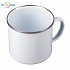 OLDIE enamel mug, white