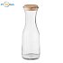 Carafe made of recycled glass 1L, logo print