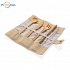 Eco travel cutlery made of bamboo