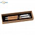 Cork writing set with logo printing