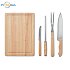 set for barbecue from bamboo