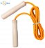 skipping rope with wooden handle with logo printing