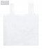 Foldable shopping bag made of PET bottles white