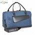 Travel bag blue with logo printing