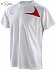 Spiro | S182M - Pánské tréninkové tričko white/red