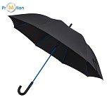 SANTANO automatic umbrella, blue windproof with logo print