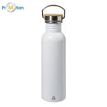 Nerezová EKO láhev 750ml s potiskem loga, bílá