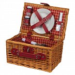 picnic basket with advertising logo printing