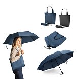 foldable advertising umbrella with shopping bag and logo printing